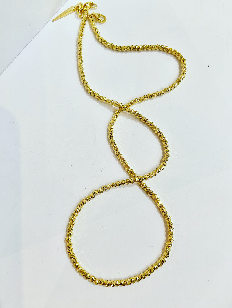 Sterling Silver Sparkle Cut Chain - 2 options