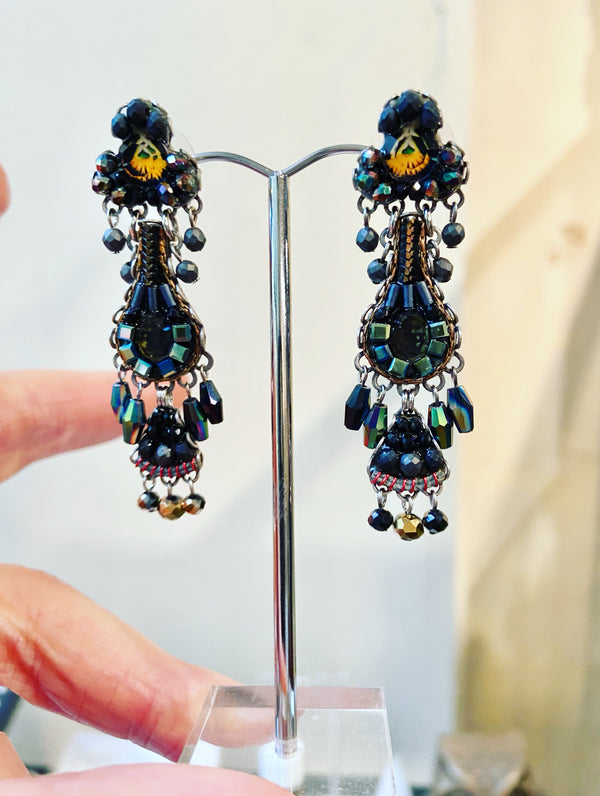 Ayala Bar Black Midnight Earrings