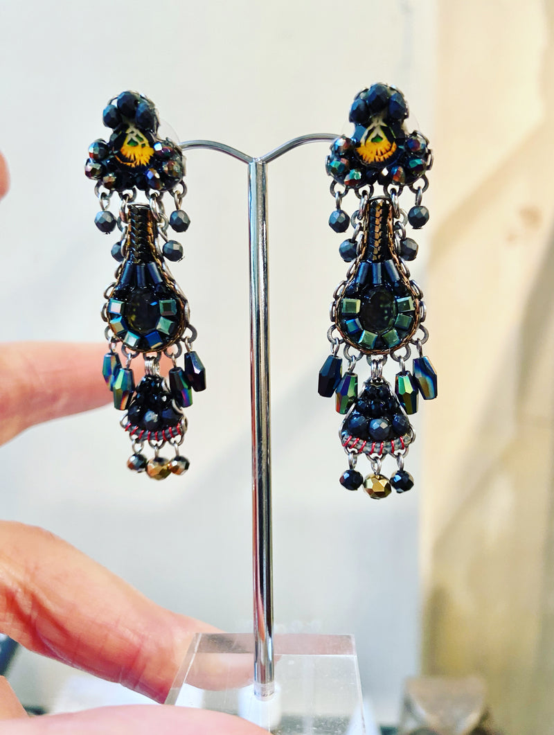Ayala Bar Black Midnight Earrings