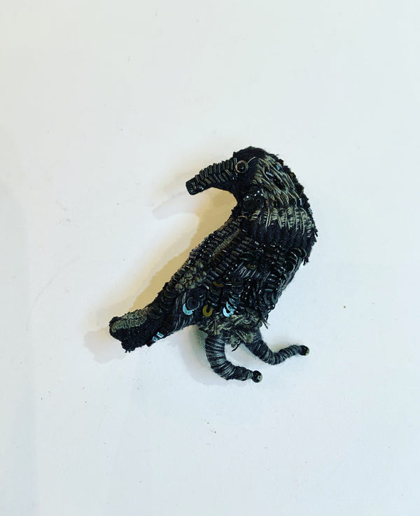 Black Raven Brooch