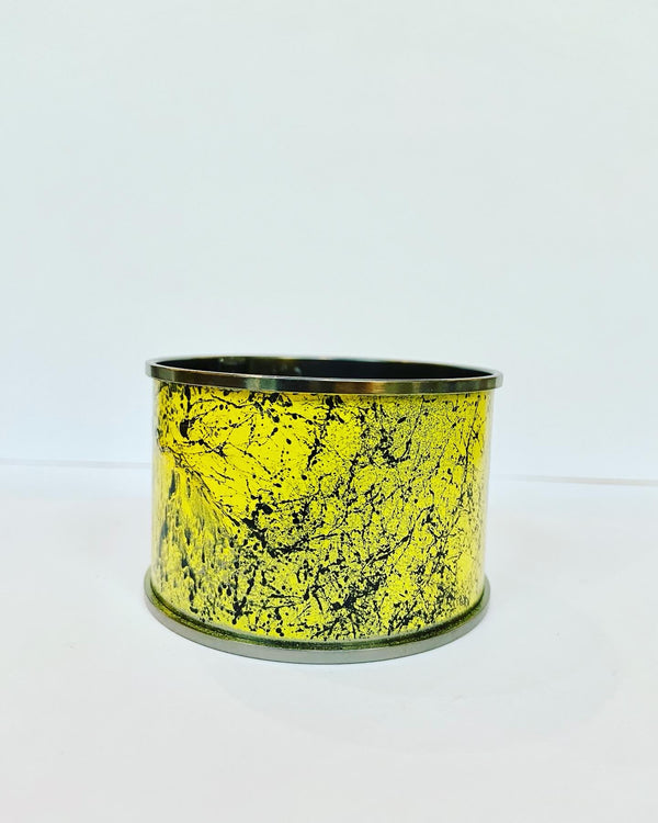 Edgy Yellow Bangle