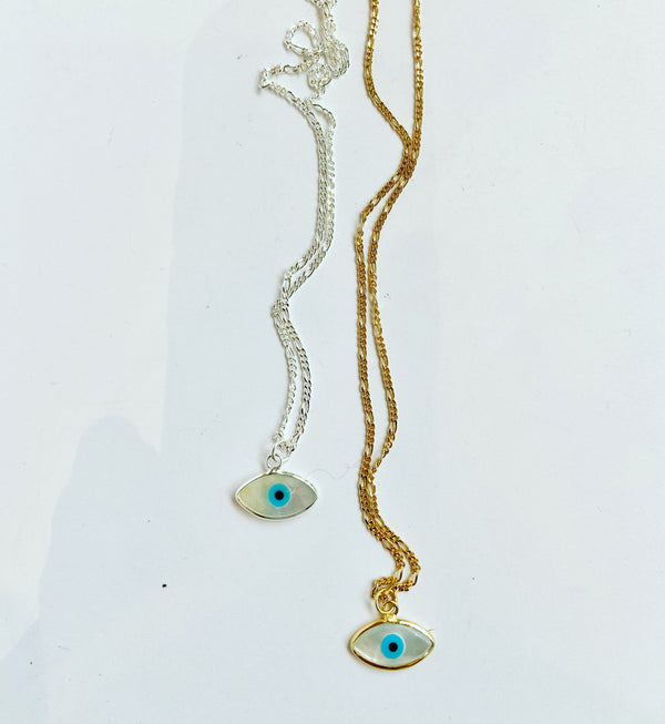 Evil Eye Necklace -2 colours