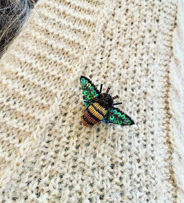 Dazzling Bee Brooch