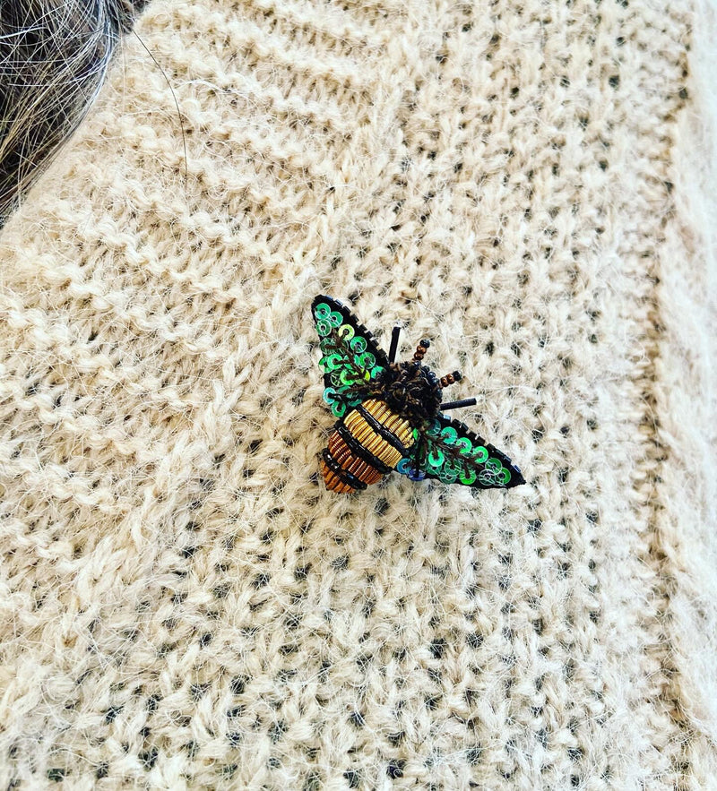 Dazzling Bee Brooch