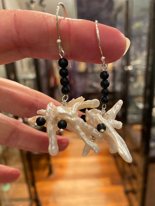Pearl Sticks Earrings