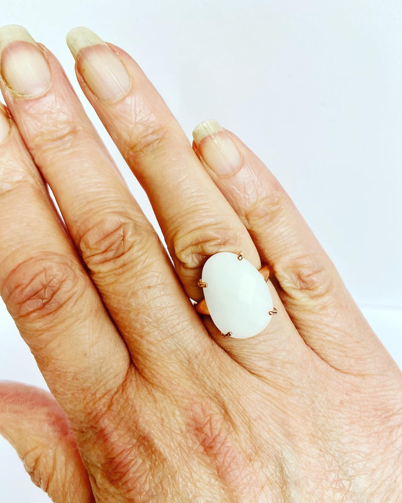 White Candy Ring