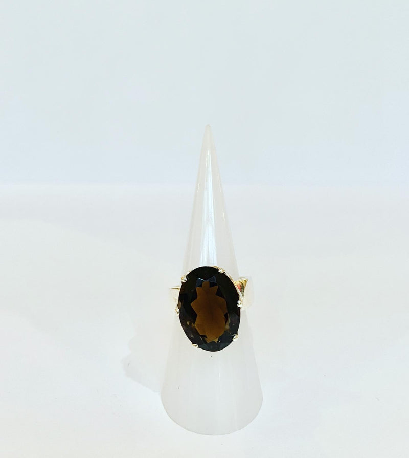 Smokey Quartz Gemstone Ring