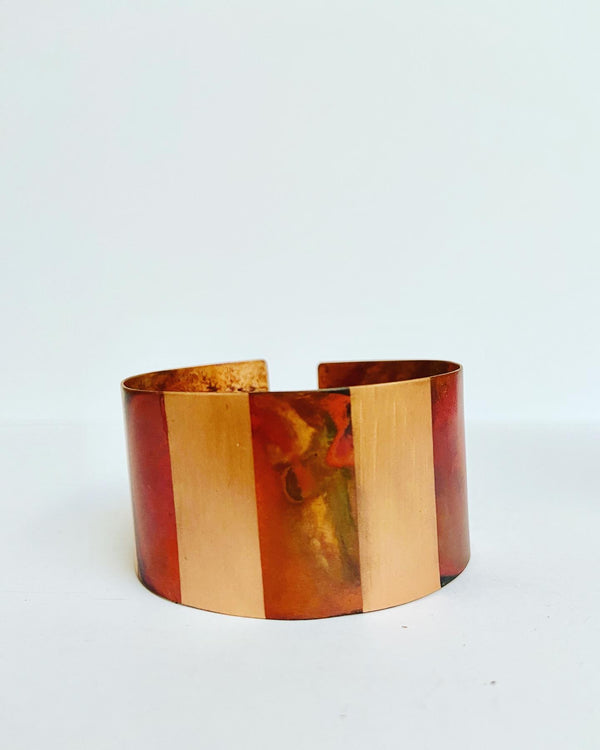 Stripe Copper Cuff