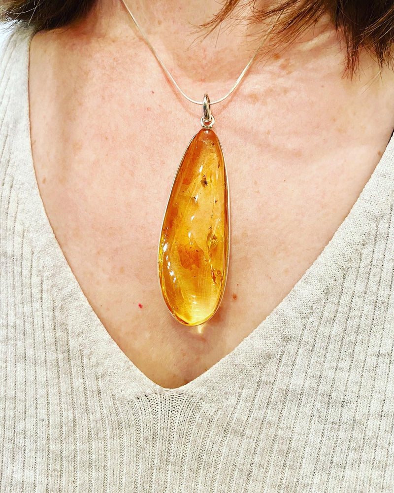 Amber Statement Pendant