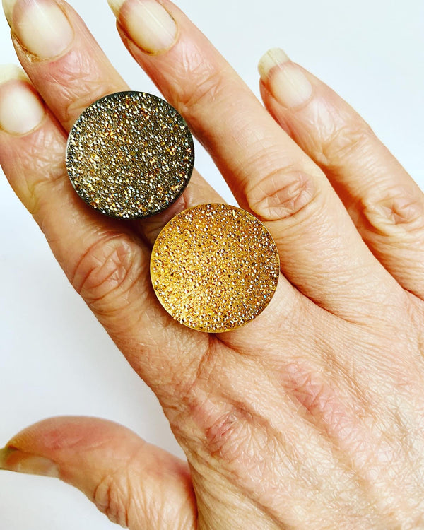 Glittery Matt Rings