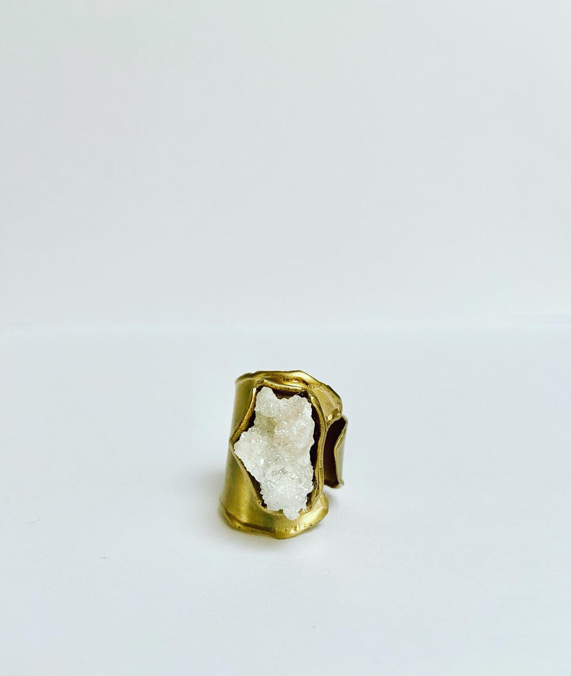 White Quartz Ring