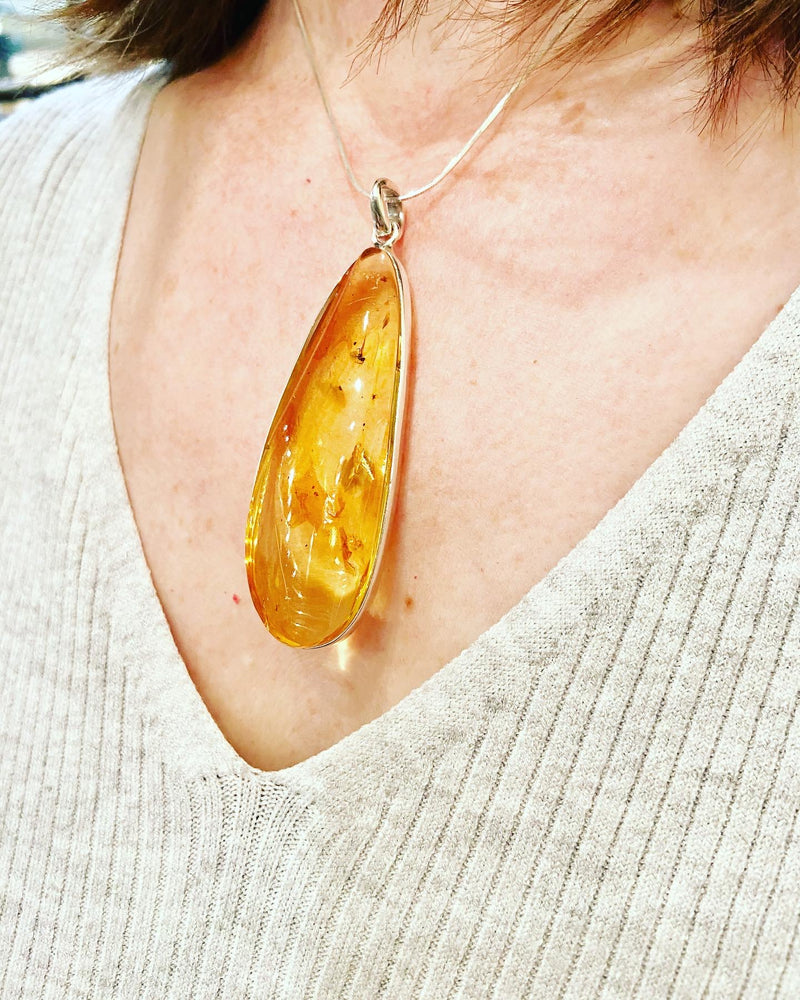 Amber Statement Pendant