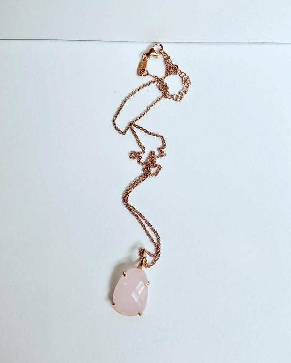 Candy Pink Crystal Necklace