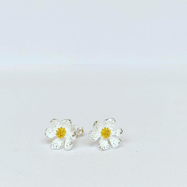 Two Tone Flower Petal Studs