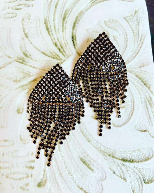 Art Deco Tassel Earrings - 3 colours