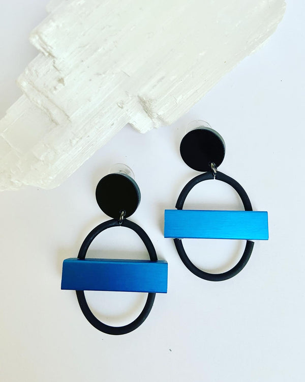 Minimalist Tube Earrings-   4 colours