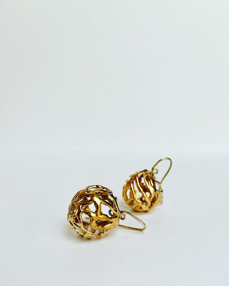 Linear Ball Earrings