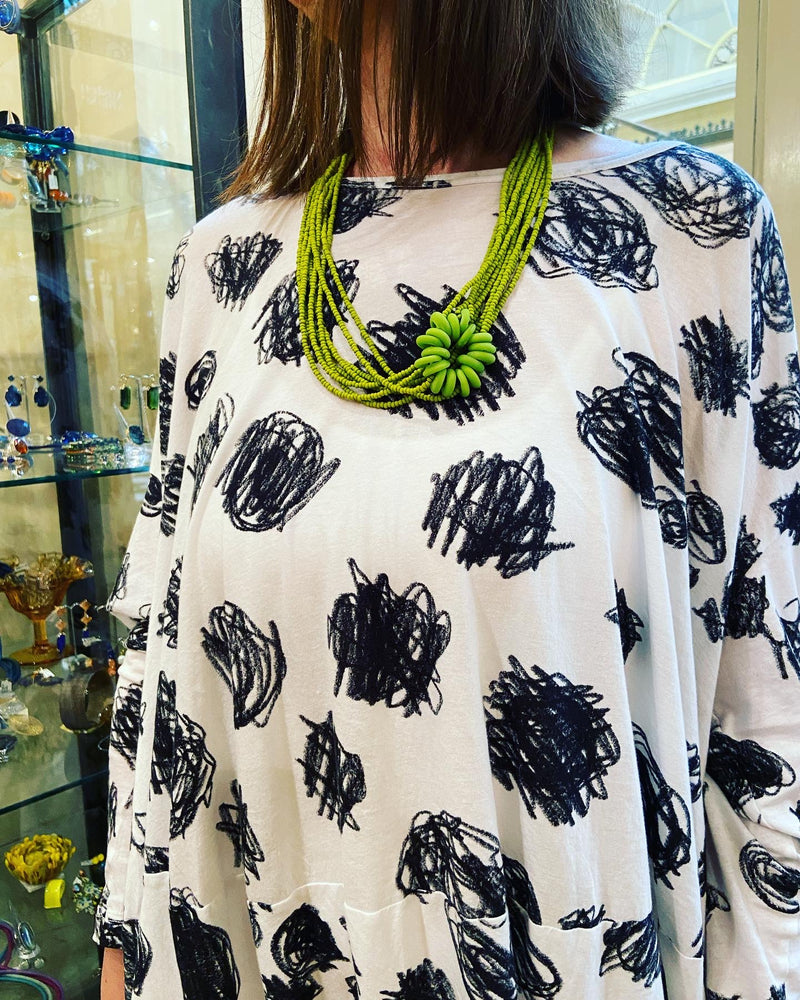 Murano Lime Necklace