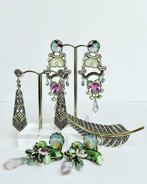 Marcasite Deco Earrings