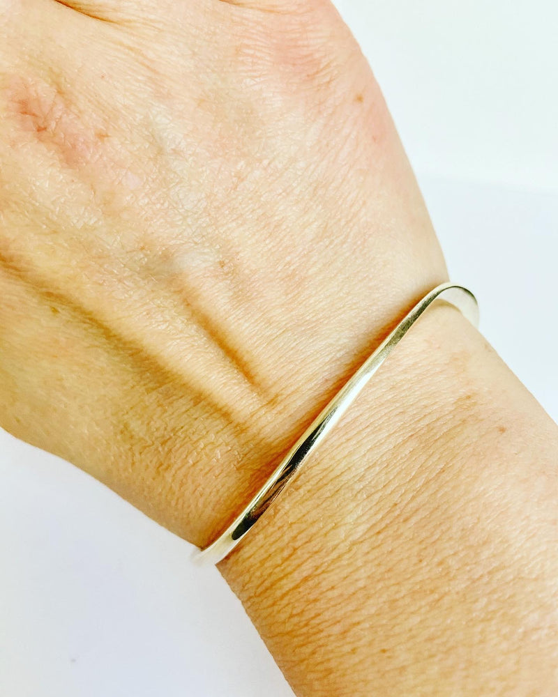 Swirl Sterling Silver Bangle