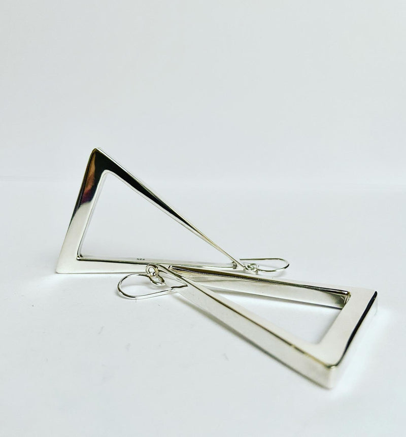 Edgy Triangle Earrings