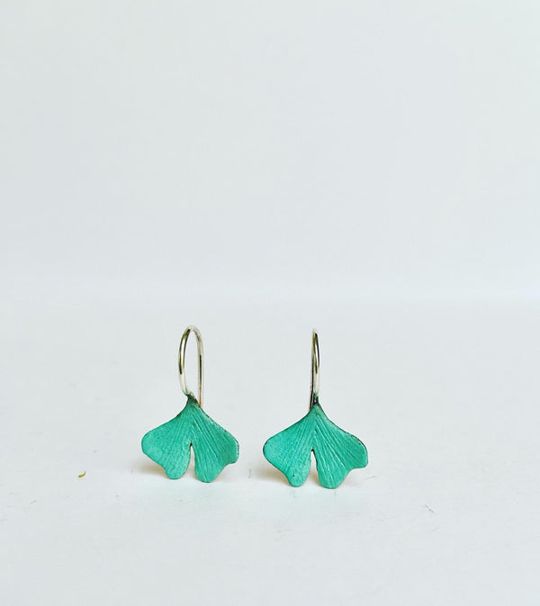 Gingko Leaf Earrings- Small