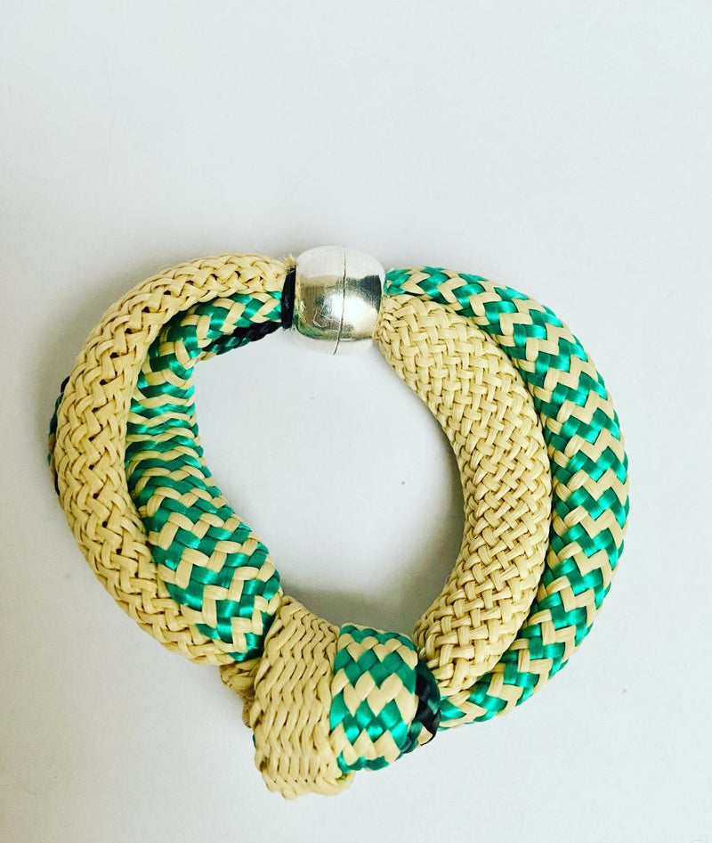 Knot Bracelet-Green mix