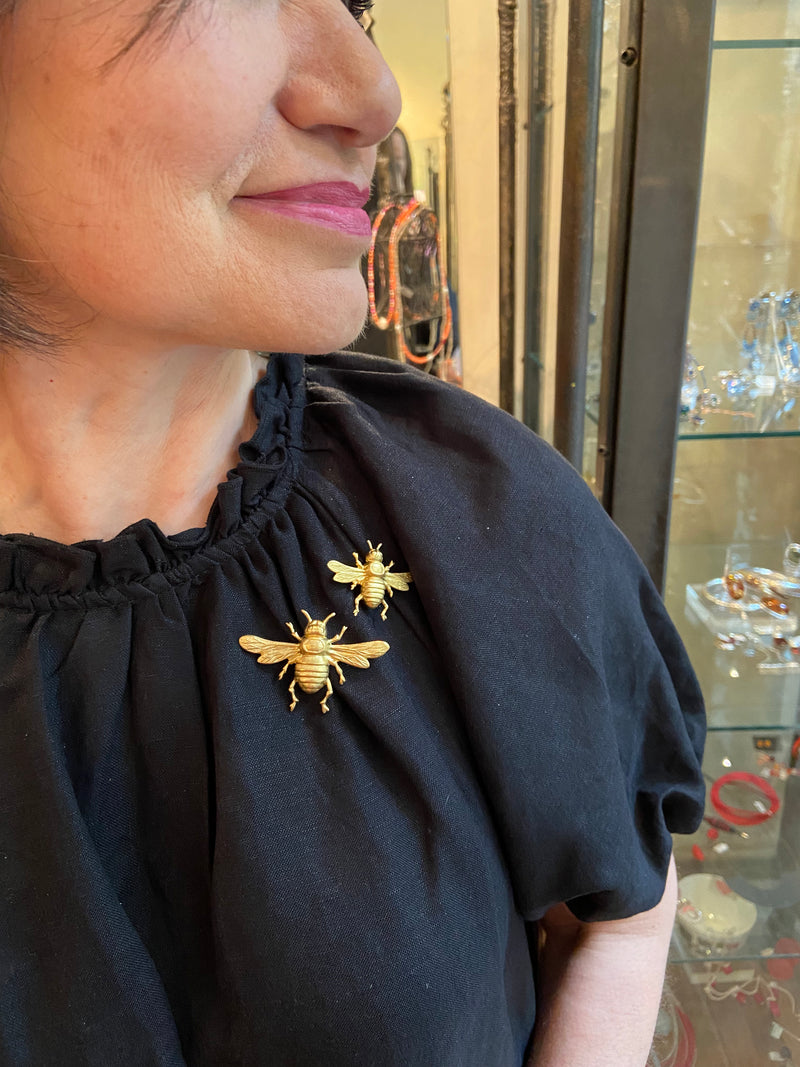 Bee Brooch -Worker Bee