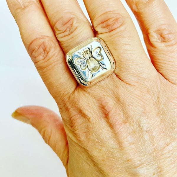 Art Deco Bee Ring