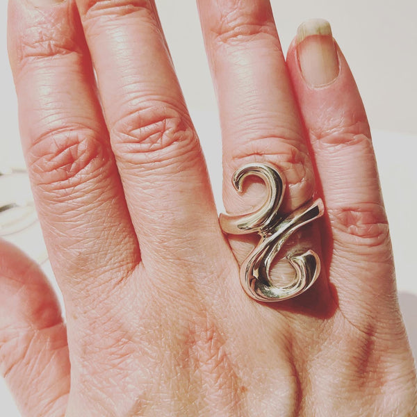 Modern Swirl ring