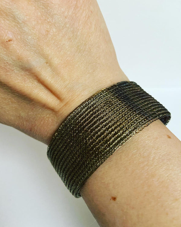 Mesh Bracelet - rainbow or gold