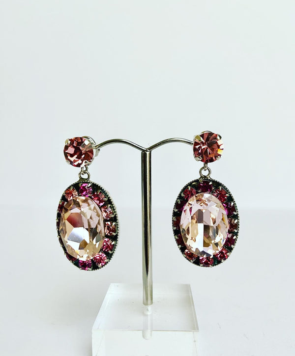 Cameo Swarovski Crystal Earrings