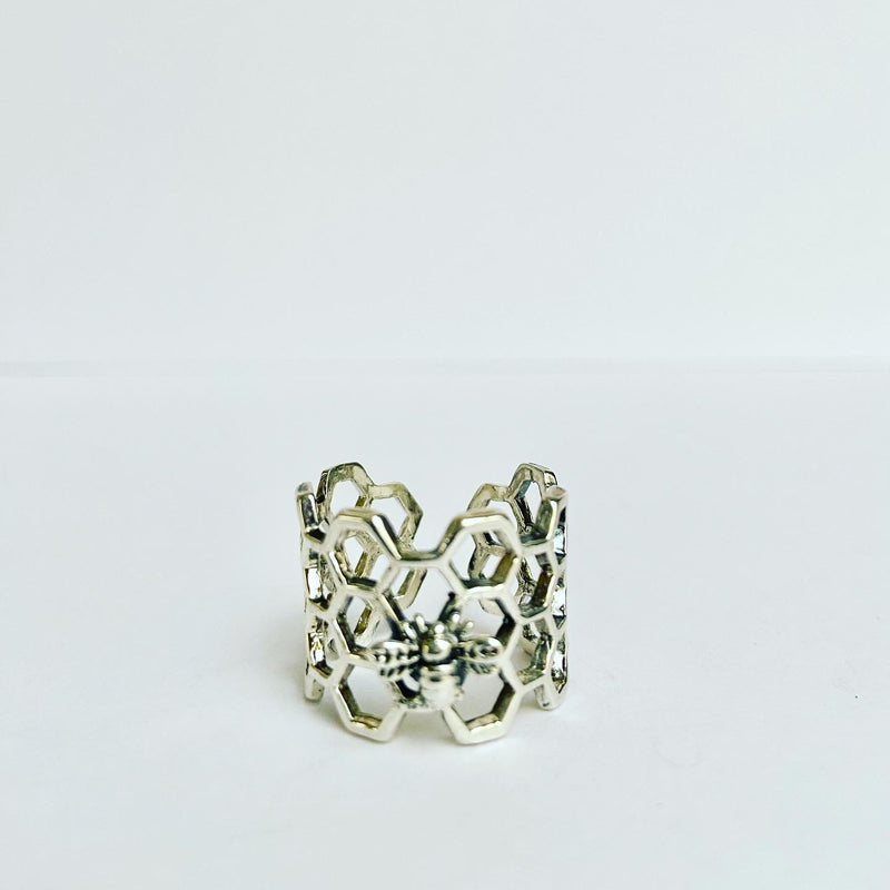 Honeycomb Bee Ring