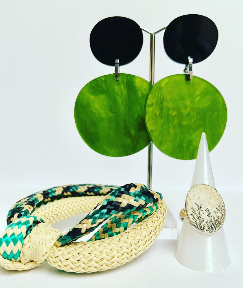 Knot Bracelet-Green mix